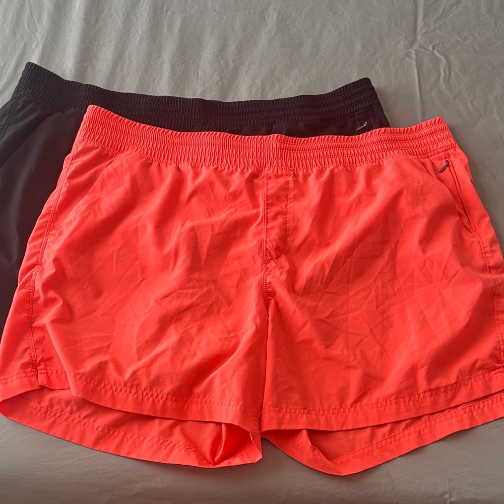 Old Navy Coral Athletic Shorts with Elastic Waist